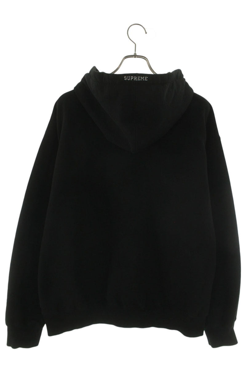 SUPREME 25AW S Logo Zip Up Hoodie Black Size L