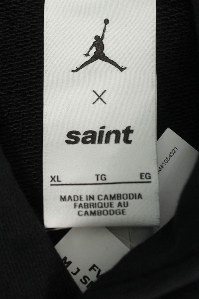 SAINT MICHAEL 26SS x JORDAN Wing Logo Hoodie Size XL