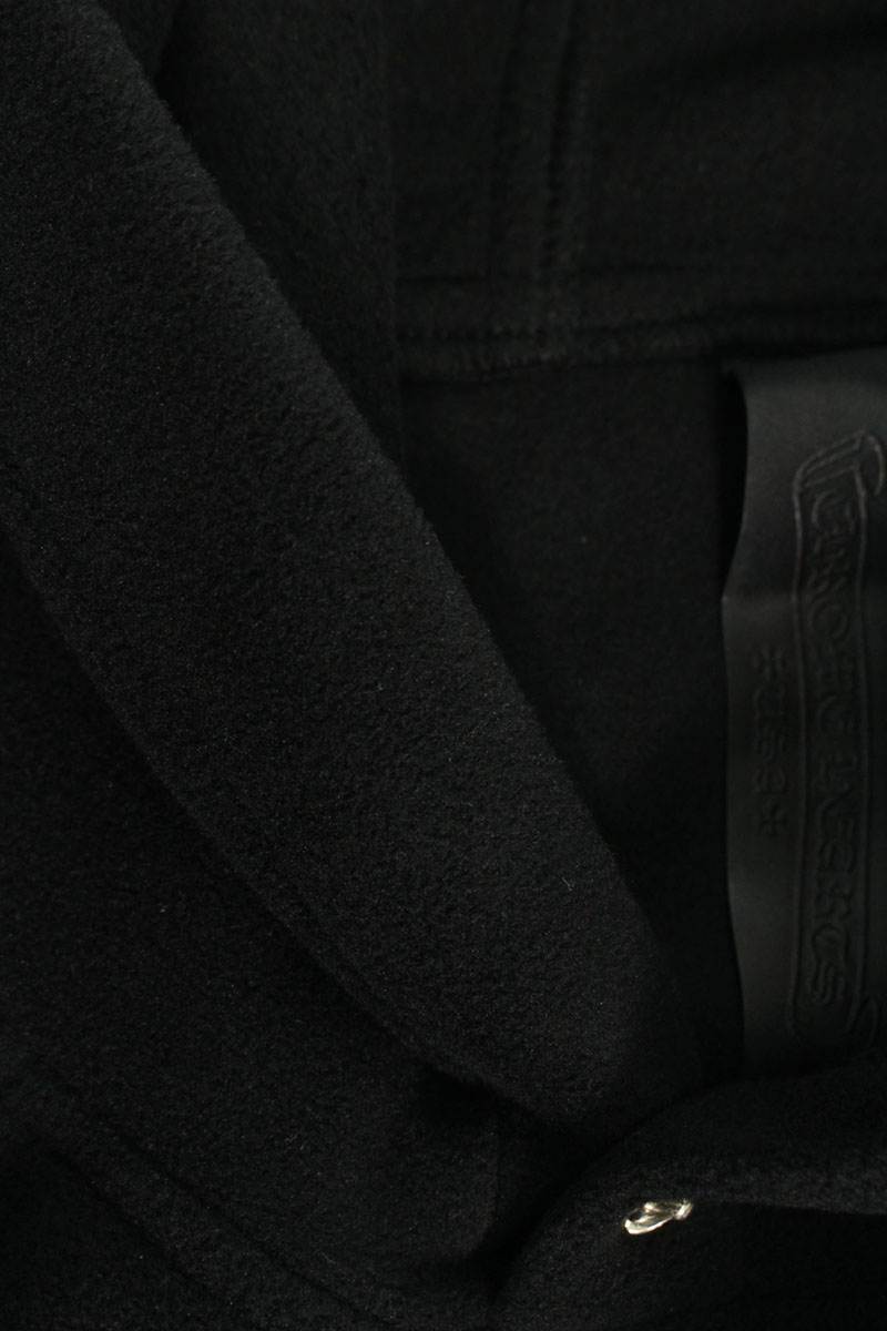 Chrome Hearts CH Plus Patch Fleece Hoodie Black Size L