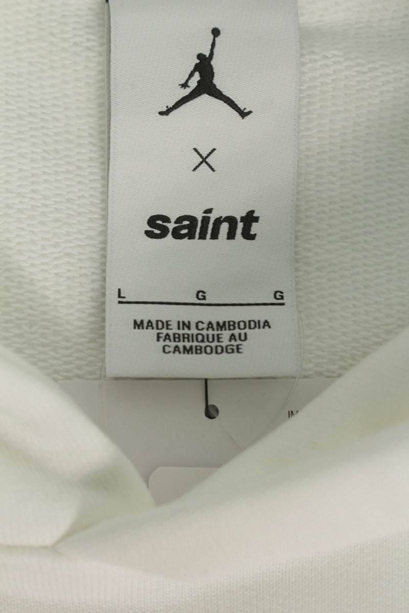 SAINT MICHAEL 26SS x JORDAN Wing Logo Hoodie Size L