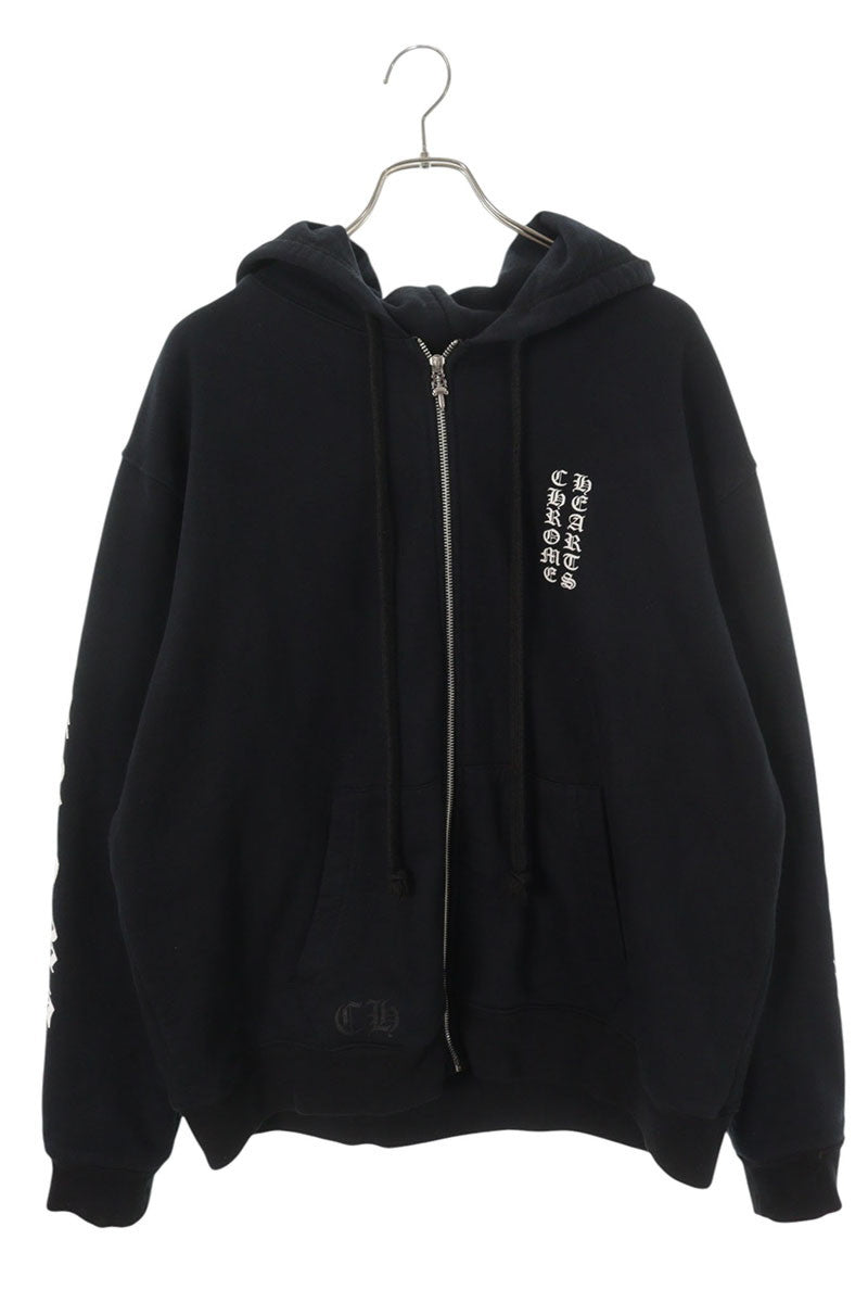Chrome Hearts Thermal Lined Sleeve Logo Dagger Zip Size L