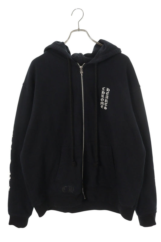 Chrome Hearts Thermal Lined Sleeve Logo Dagger Zip Size L