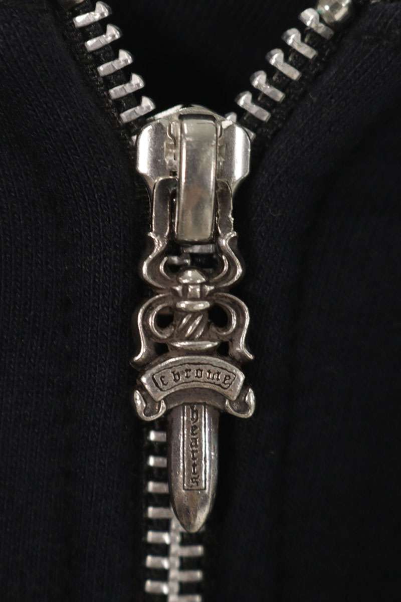 Chrome Hearts Thermal Lined Sleeve Logo Dagger Zip Size L