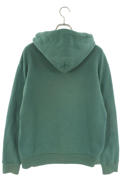 LOUISVUITTON Logo Embroidered Hoodie Green Size M
