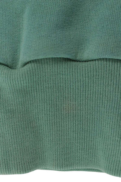 LOUISVUITTON Logo Embroidered Hoodie Green Size M