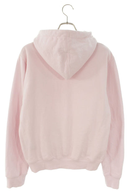DIOR CD Logo Embroidered Pullover Hoodie Pink Size M