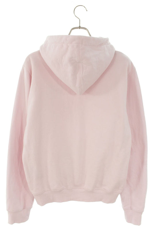 DIOR CD Logo Embroidered Pullover Hoodie Pink Size M
