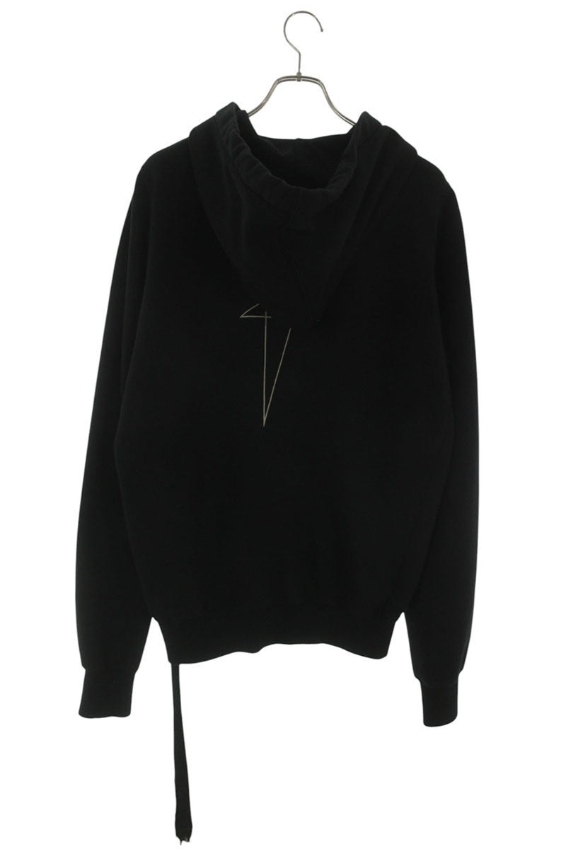 DRKSHDW Back Print Zip Hoodie Black Size M