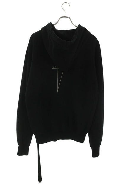 DRKSHDW Back Print Zip Hoodie Black Size M
