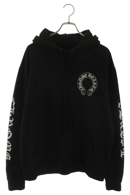 Chrome Hearts Back Horseshoe Chomper Print Hoodie Size M