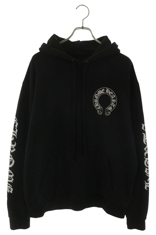 Chrome Hearts Back Horseshoe Chomper Print Hoodie Size M