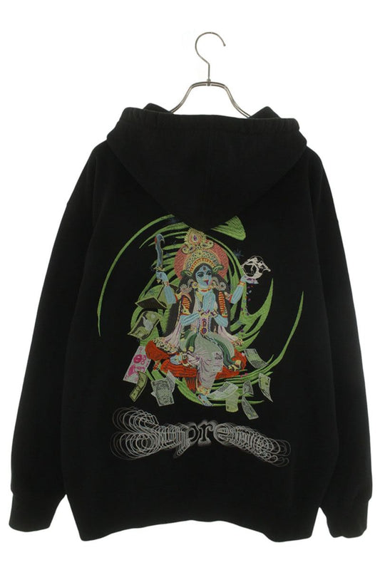 SUPREME Lakshmi Zip Up Hoodie Black Size L
