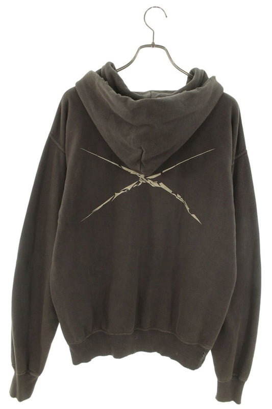 SAINT MICHAEL x NEXUS7 Front Logo Hoodie Black Size M