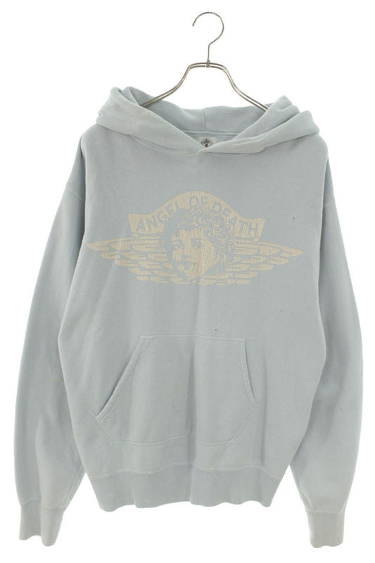 SAINT MICHAEL 21SS Angel Print Vintage Hoodie Light Size M