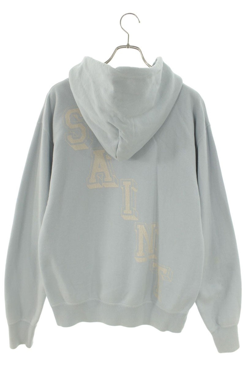 SAINT MICHAEL 21SS Angel Print Vintage Hoodie Light Size M