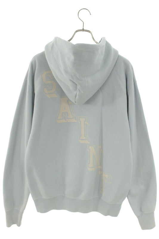 SAINT MICHAEL 21SS Angel Print Vintage Hoodie Light Size M
