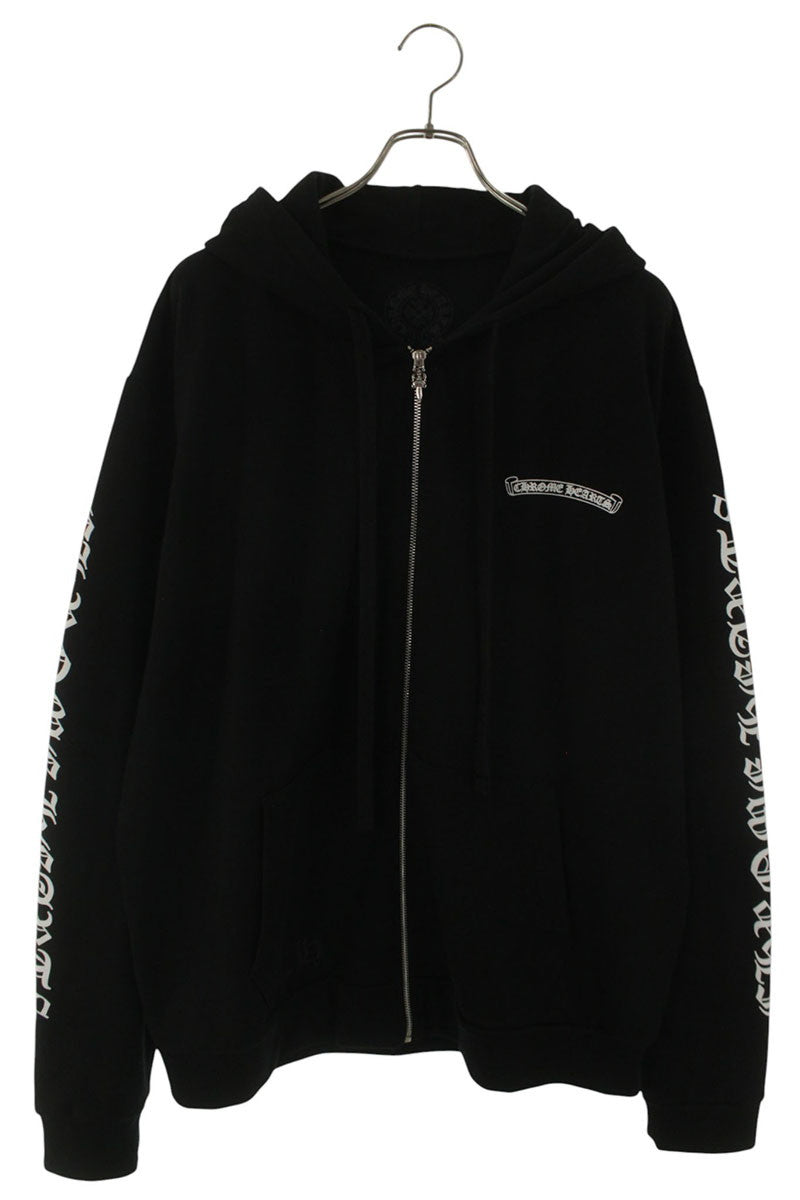 Chrome Hearts SWTSHRT HD ZIP Sleeve Logo Black Size L