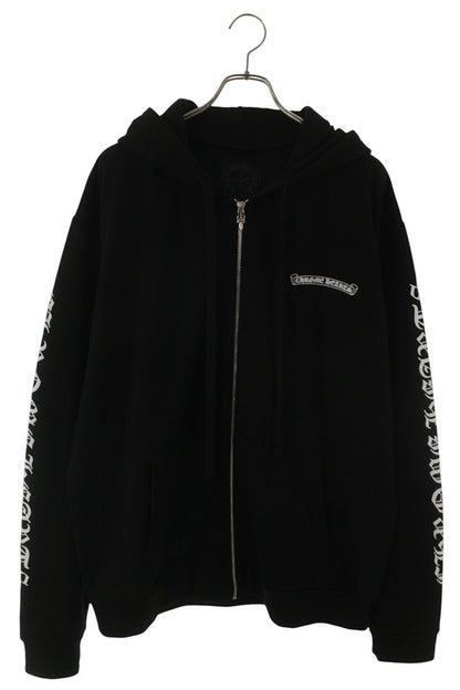 Chrome Hearts SWTSHRT HD ZIP Sleeve Logo Black Size L