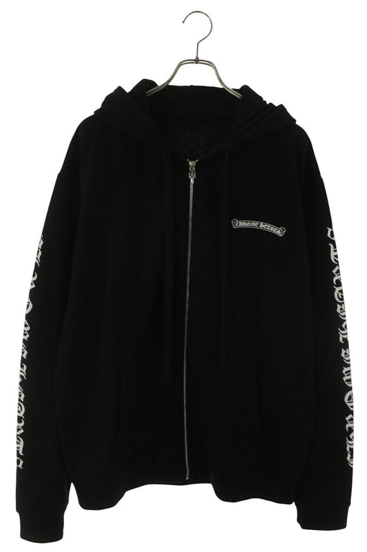 Chrome Hearts SWTSHRT HD ZIP Sleeve Logo Black Size L
