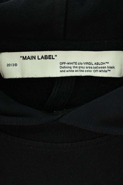 OFF-WHITE Layered Hoodie Black Size L