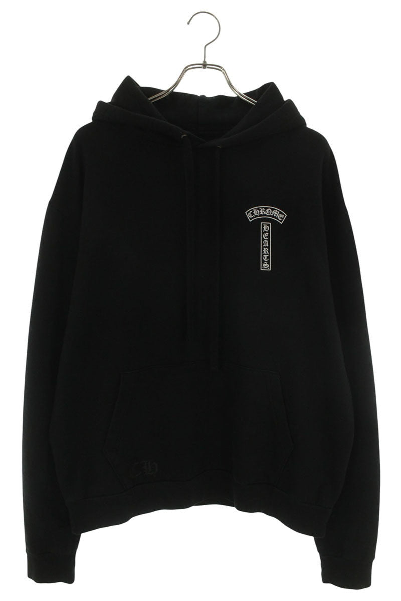 Chrome Hearts Back Arch Logo Print Pullover Hoodie Size M