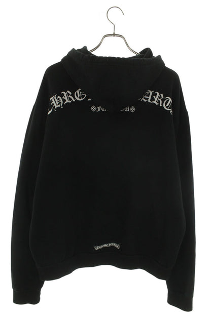 Chrome Hearts Back Arch Logo Print Pullover Hoodie Size M