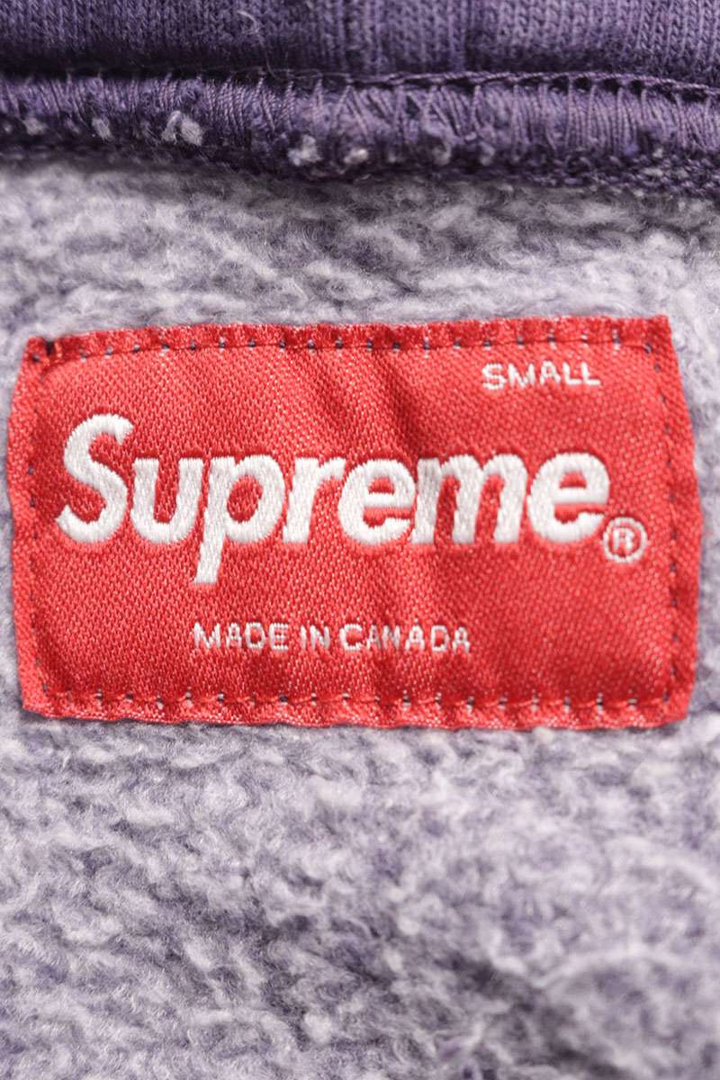 SUPREME 23SS Overdyed S Logo Hoodie Purple Size S