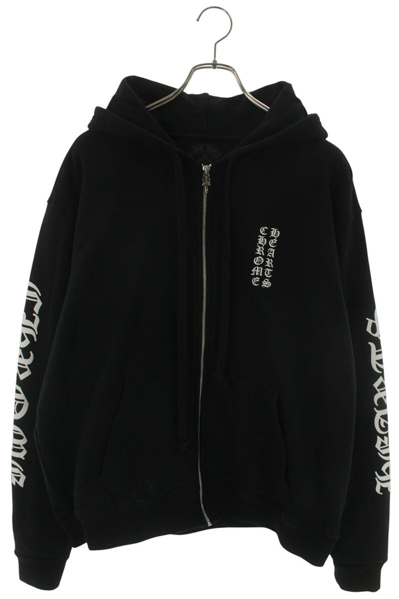 Chrome Hearts THRML HD ZIP Sleeve Logo Dagger Black Size M
