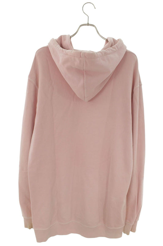 Burberry Chest Logo Embroidered Hoodie Pink Size S