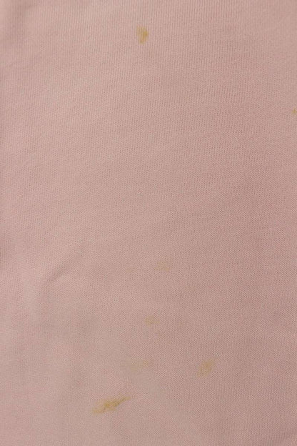 Burberry Chest Logo Embroidered Hoodie Pink Size S