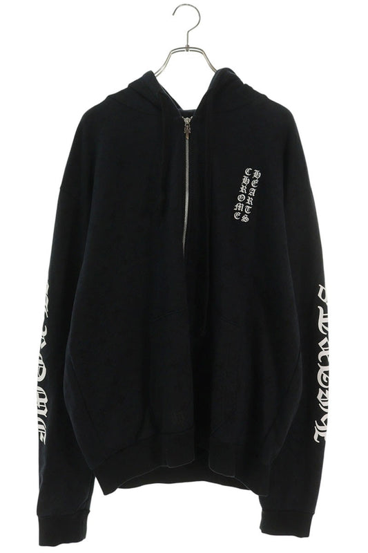 Chrome Hearts CH Plus All-over Horseshoe Zip Hoodie Size L