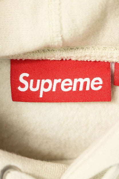 SUPREME 24AW Beige Box Logo Hooded Sweatshirt Size XL