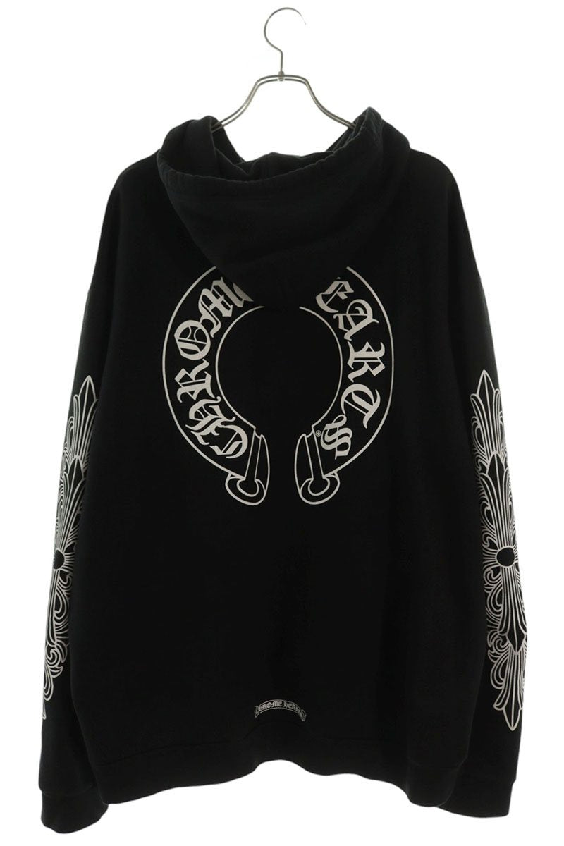 Chrome Hearts SWTSHRT HD PLVR Floral Horseshoe Size XL