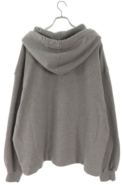 DRIES VAN NOTEN Side Slit Pullover Hoodie Gray Size L