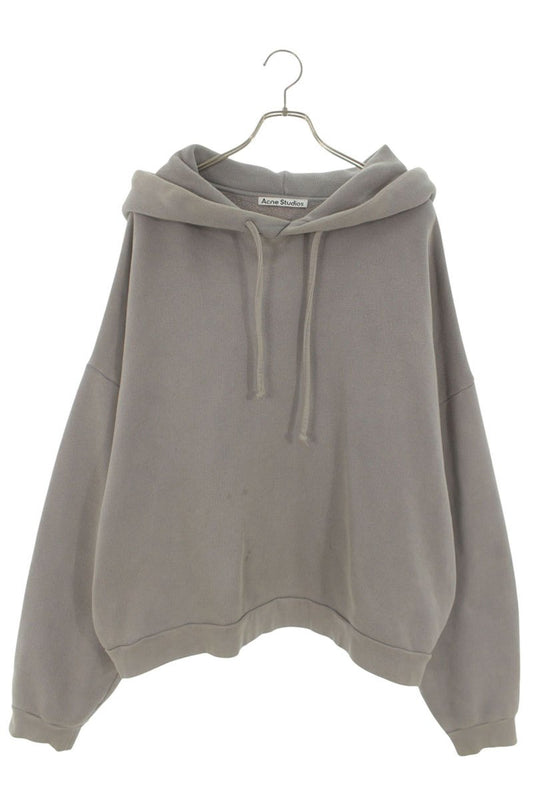 ACNE STUDIOS Back Rubber Patch Hoodie Purple Size L