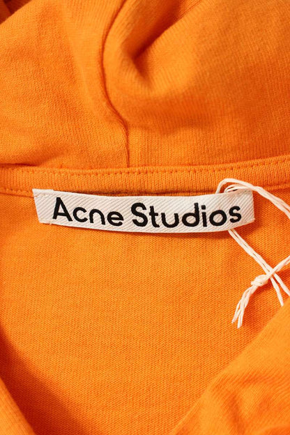 ACNE STUDIOS Relaxed Fit Logo Hoodie Orange Size L