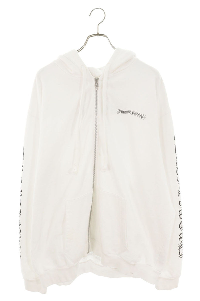 Chrome Hearts SWTSHRT HD ZIP Sleeve Logo Print Size XXL