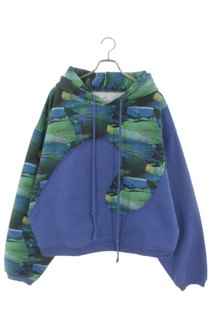 ERL All-Over Pattern Pullover Hoodie Multi Size XL