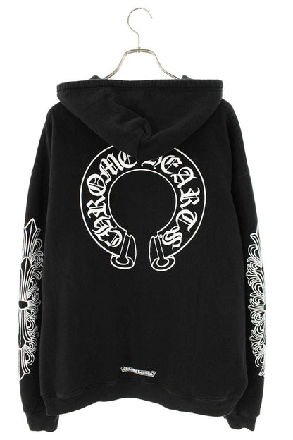 Chrome Hearts SWTSHRT HD ZIP Floral Horseshoe Print Size XXL