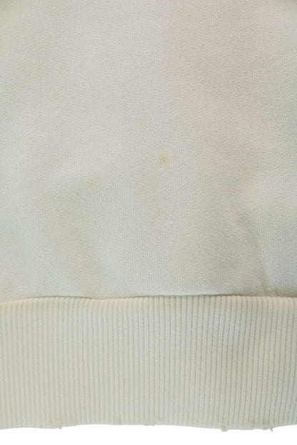 ACNE STUDIOS Vintage Back Logo Pullover Hoodie White Size L