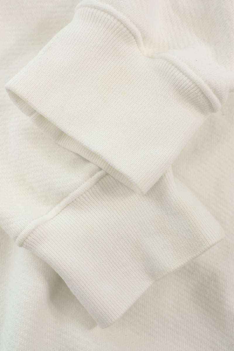 OFF-WHITE Cotton Graphic Print Pullover Hoodie White Size XL