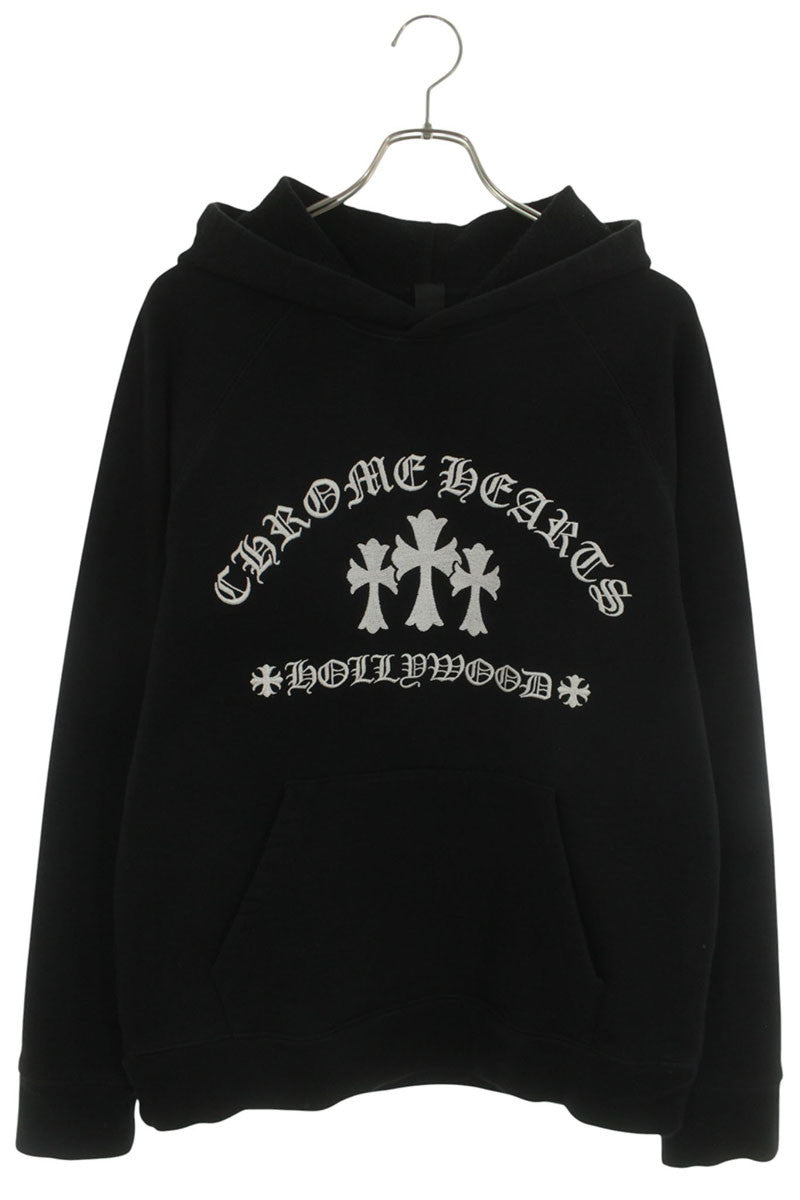 Chrome Hearts SAILIN ON HD PLVR Cemetery Cross Hoodie Size M