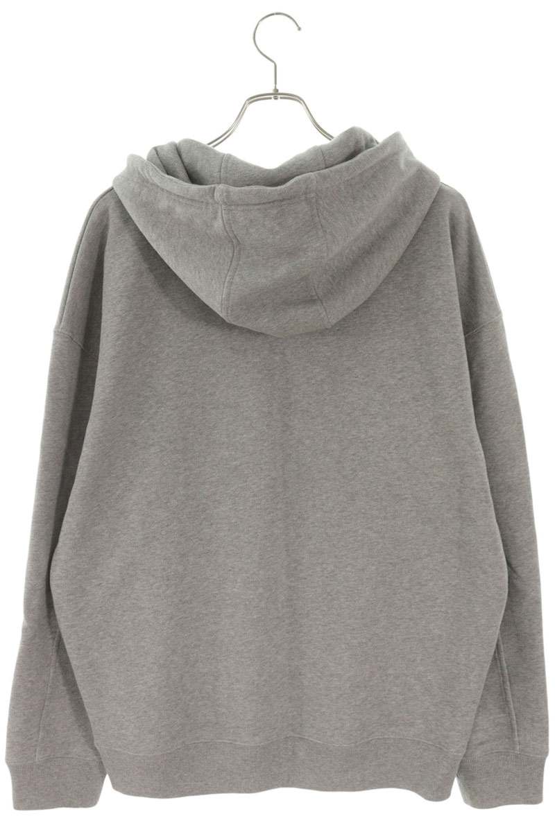 LOEWE Anagram Logo Pullover Hoodie Gray Size S