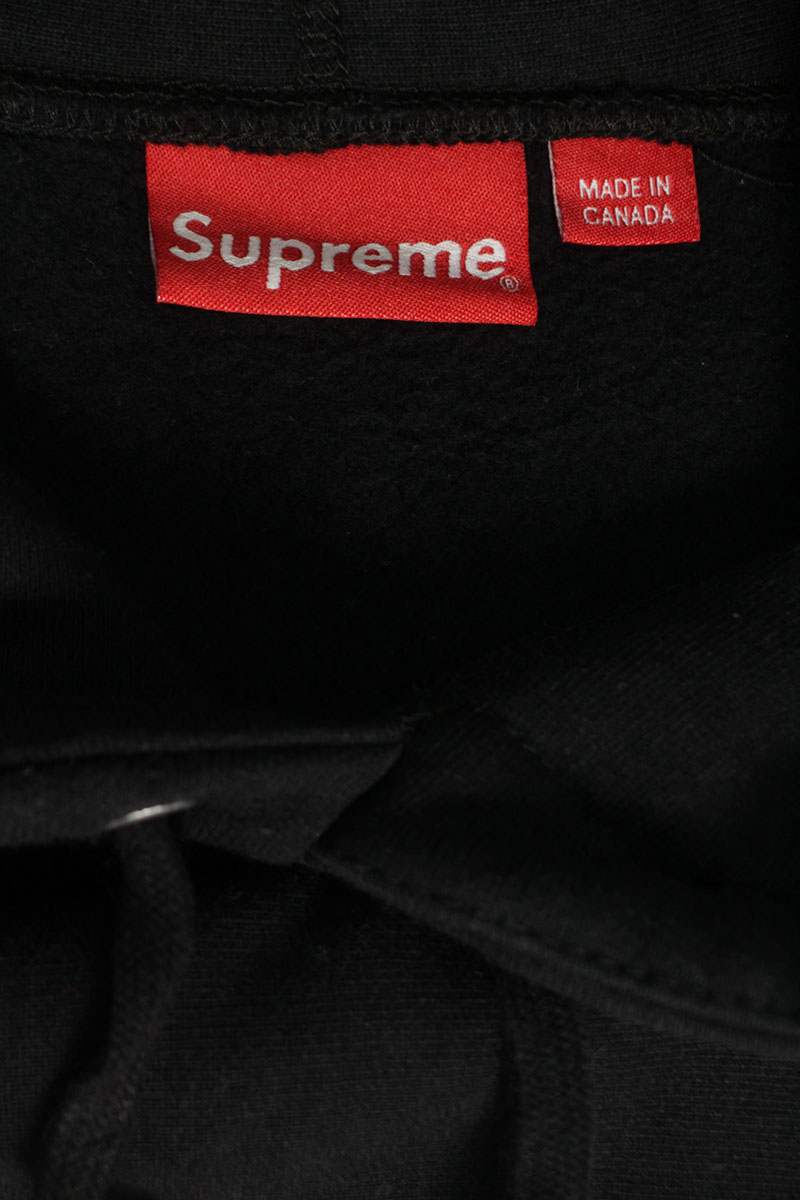 SUPREME 19SS Swarovski Box Logo Hooded Sweatshirt Size L