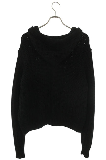 Rick Owens 24AW Cashmere Silk Zip-Up Knit Hoodie Size S