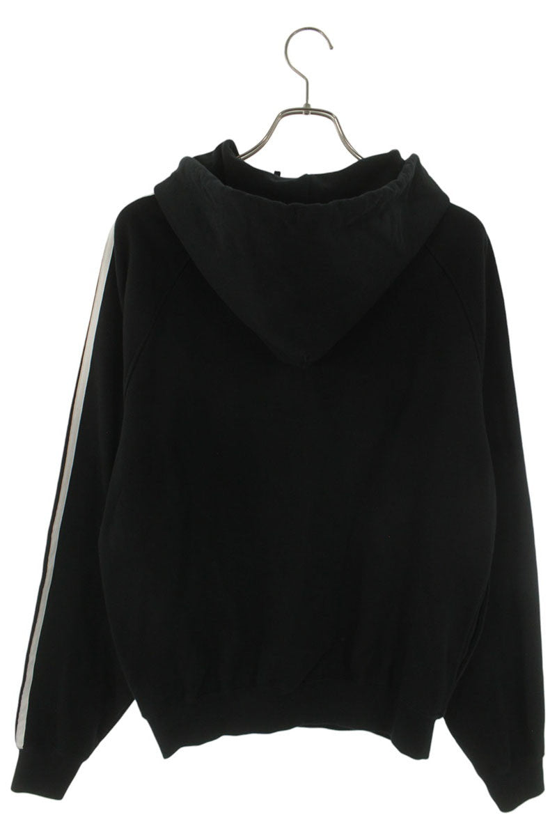 Y-3 3-Stripe Pullover Hoodie Black Size XS