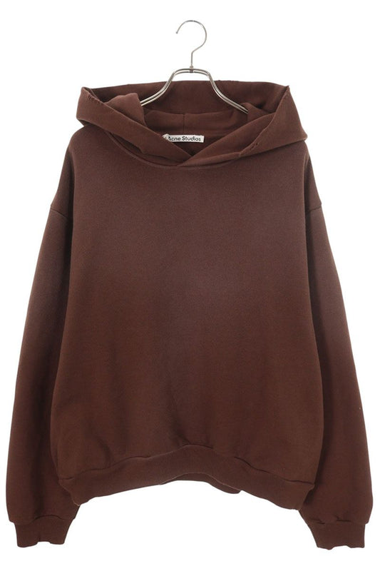 ACNE STUDIOS 26SS Back Logo Pullover Hoodie Brown Size L