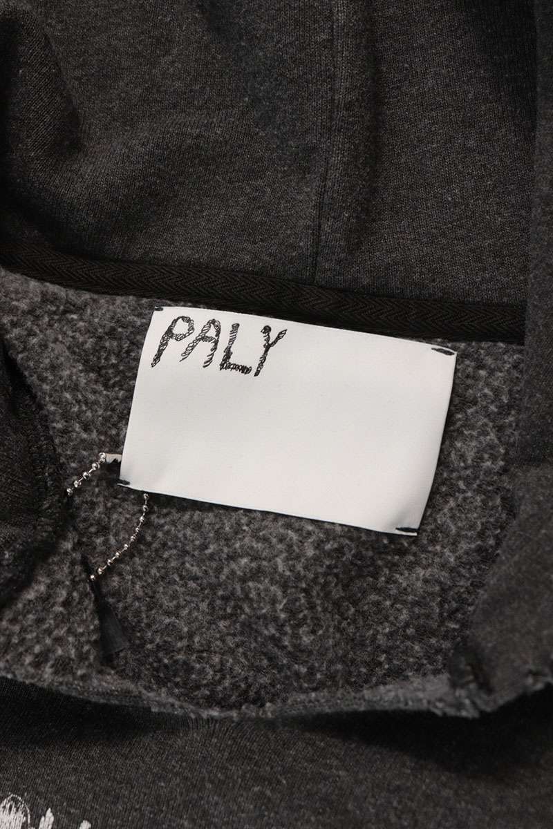 Paly Hollywood 26SS Patched Vintage Hoodie Black Size XS
