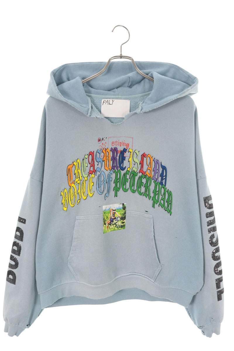 Paly Hollywood 26SS Photo Print Embroidered Hoodie Size M