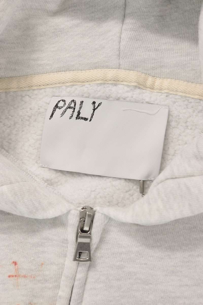 Paly Hollywood 26SS Multi Paint Zip Cotton Hoodie Size M